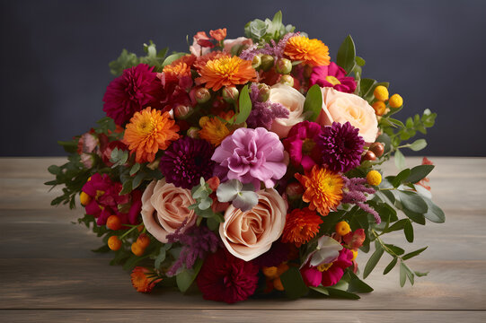 Realistic Flower Bouquet for Every Occasion - Generated by Generative AI