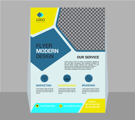 Corporate Business a4 vector Flyer Design for Company promotion poster brochure or brochure cover layout,annual report,and advertise