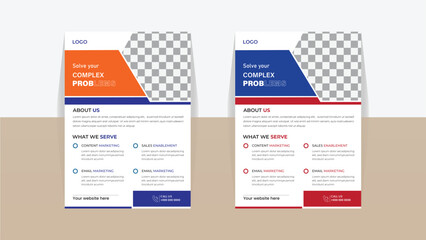 Modern Corporate business flyer template design perfect for creative professional business.