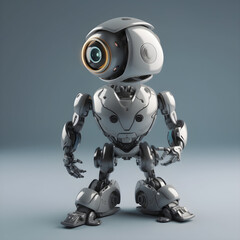 Futuristic AI Robot for Everyday Assistance made with Generative AI