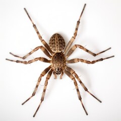 spider isolated on white background
