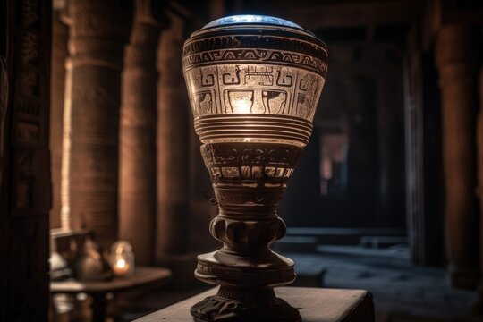 In the Hathor temple at Dendera, Egypt, there is a Dendera lamp or lightbulb. selective attention. Generative AI