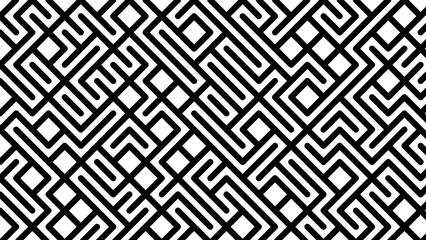 Pattern Abstract vector background design with maze isolated mosaic texture. 