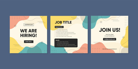 we are hiring social media post advertisement