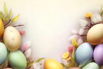 Easter elements for Cards, Greetings and many more, made with Generative AI and reworked