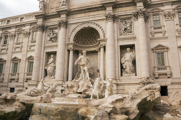 Fontana di Trevi in roma Italy