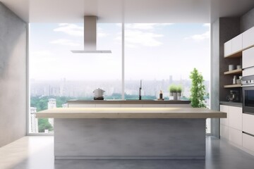 interior hardwood window residential decor bright design furniture luxury style architecture domestic. Generative AI.