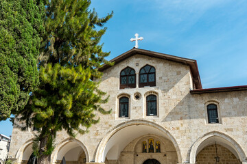 Historic building of St. Paul's Church in Antakya, Hatay before 2023 Turkey–Syria earthquake. The...