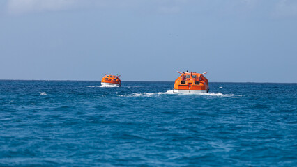 Bateau de sauvetage.