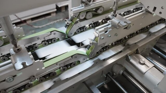 Printing house. Paper submission. Offset printing process.