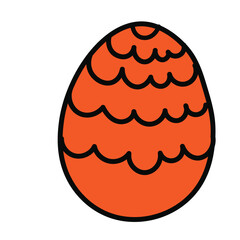 Happy Easter element set of funny rabbit animals, eggs and floral decoration in cute cartoon style. Flat hand drawn icon