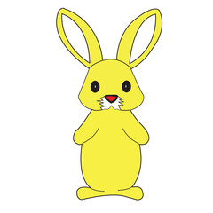 easter bunny with egg