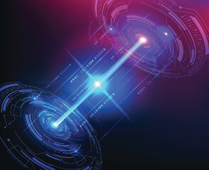 futuristic techno background style sci fi blue collection hi tech data 3