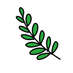 Happy Easter element set of funny rabbit animals, eggs and floral decoration in cute cartoon style. Flat hand drawn icon