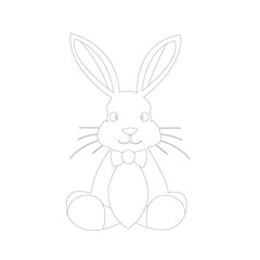 easter bunny with egg