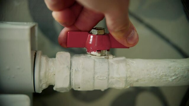Plumbing pipe brass water supply valve stopcock handle	