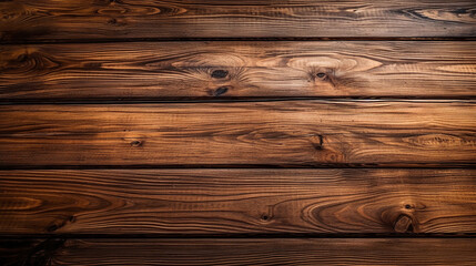 Obraz premium wooden table texture. brown planks as background top view. Generative Ai