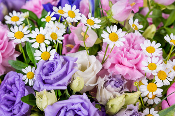 Spring bouquet of flowers.