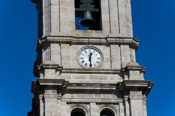 View of Carmo Church clock tower