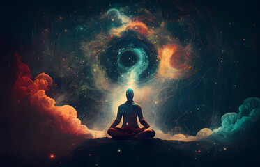 meditation in the sky