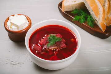 delicious Russian beet soup