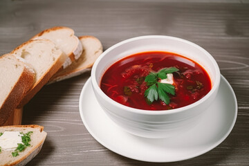 delicious Russian beet soup