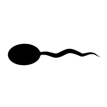 recommend clip art: Sperm cells / spermatozoon flat vector icon for apps and websites