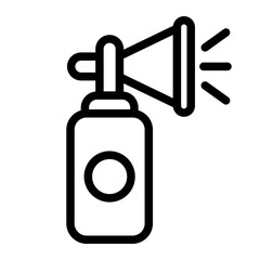 air horn line icon