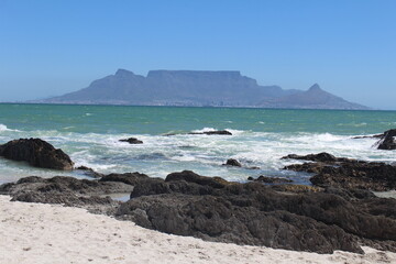 Table Mountain view, Bloubergstrand, Cape Town, South Africa