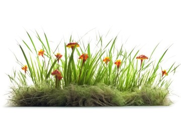 colorful bouquet of wildflowers in a field. Generative AI