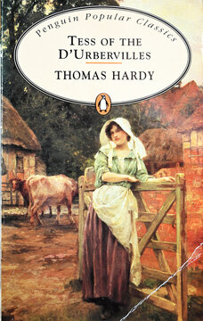 Lublin, 25 March 2023. classic book :Tess of the D'Urbervilles" by Thomas Hardy
