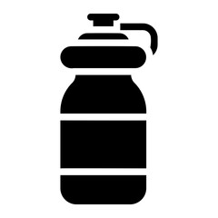 sport bottle glyph icon
