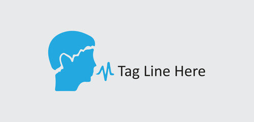 Podcast Logo, Voice Art, Think Podcast, Critical Thinking