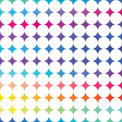 Fototapeta na wymiar Seamless pattern with colorful circles