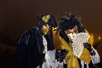 Carnival Night in Venice Italy