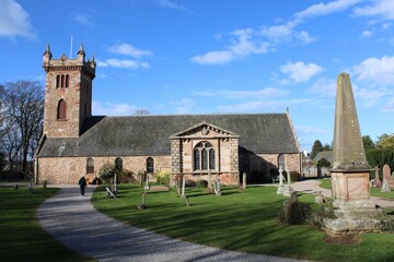 Fototapeta na wymiar Dirleton Parish Church, East Lothian.