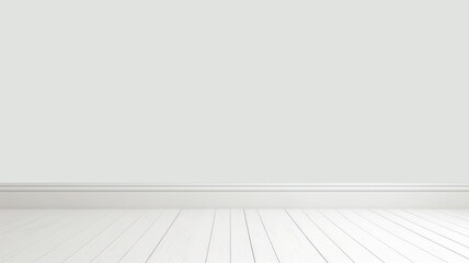 Fototapeta premium a clean white room without furniture and furnishings
