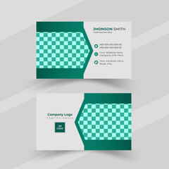 Vector design formal modern business card,Modern business card template colors. Flat design vector abstract creative - Vector