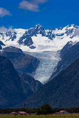 Fox glacier view from a distance