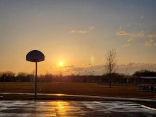 sunset in the court  © Mario