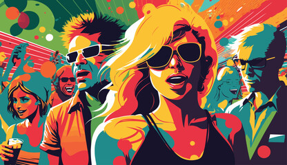 Party vector illustration