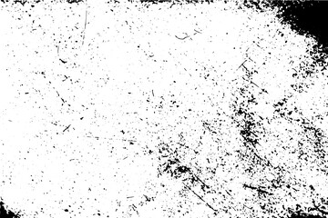 Grunge border texture background. Abstract frame overlay. PNG graphic illustration with transparent background.