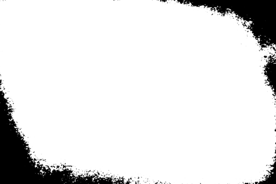 Grunge border texture background. Abstract frame overlay. PNG graphic illustration with transparent background.