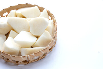 Mexican turnip or jicama or yam bean