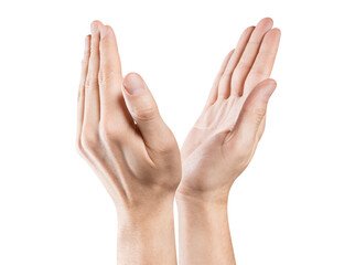 Obraz premium Clapping hands cut out