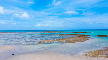 Foto de drone praias alagoanas