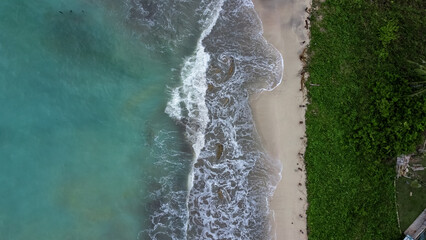 Foto de drone praias alagoanas