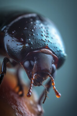 close up of a beetle