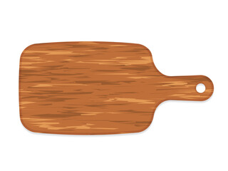 wooden chopping board- vector illustration