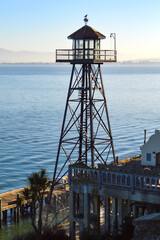 old guard tower at Alcatraz